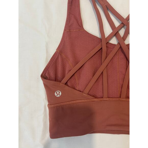 Lululemon women's Medium Impact Longline Sports Bra Size 4 - Picture 3 of 3